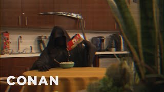 Conan Pranks The Grim Reaper  - CONAN on TBS