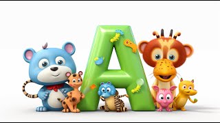 🐾 Alphabet Adventure: Fun Animal Friends for Kids! 🦁🐘🦒