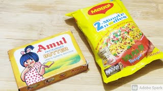 5 Minute Recipe | Amul Butter और Maggi की नई रेसिपी Tasty n Quick Perfect Evening Snack | MustWatch😍