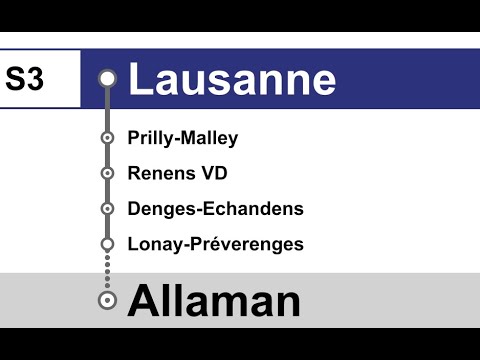 annonces CFF » S3 Lausanne — Allaman (2022) | SLBahnen