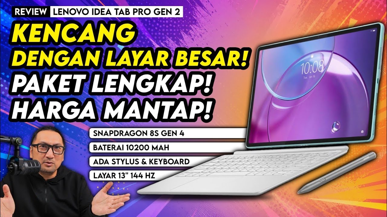 Review Lenovo Idea Tab Pro Gen 2 | Komplit, Kencang, Tablet Layar Besar dgn Harga Menarik!