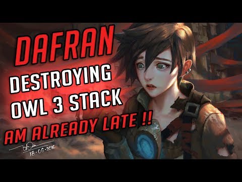 I AM LATE ALREADY TIME TO DESTROY OWL 3 STACK WITH TRACER !!!