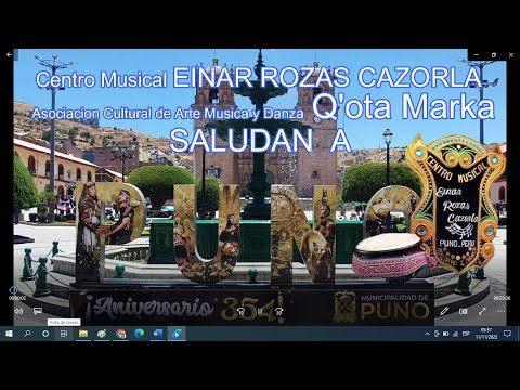 JARANA PANDILLERA CON HUAYÑOS DE PUNO CON EINAR ROZAS y Q’ota Marka el 4NOVIEMBRE2022 EN EL TITICACA