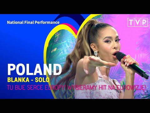Blanka - Solo | Poland 🇵🇱 | National Final Performance | Eurovision 2023