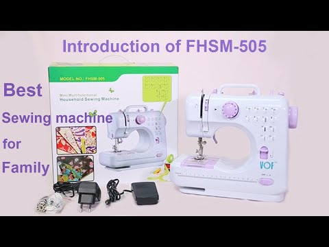 Detailed introduction video of sewing machine---FHSM-505