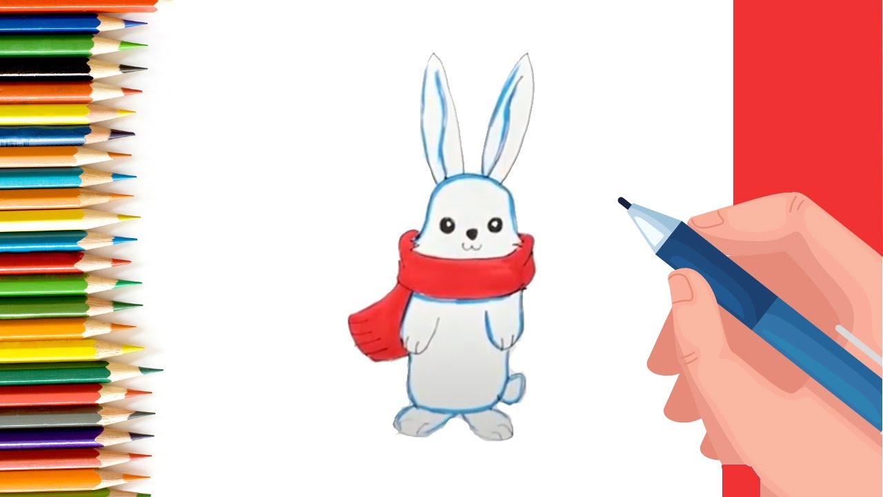 How to draw easy BUNNY step by step