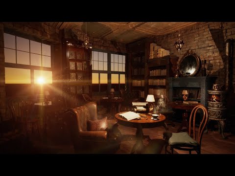 📙☕A Vintage Book Cafe nearby seaside Atmosphere l Making coffee, Turning pages, Writing notes