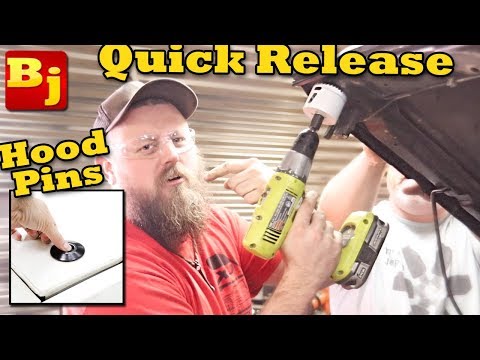 How To Install Flush Mount Quick Release Hood Pins