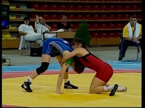 48 kg. Elitsa Yankova (BUL) vs Ilona Semkiv (UKR)1-2 place, European Yunior Championsh. 2013 Skopje