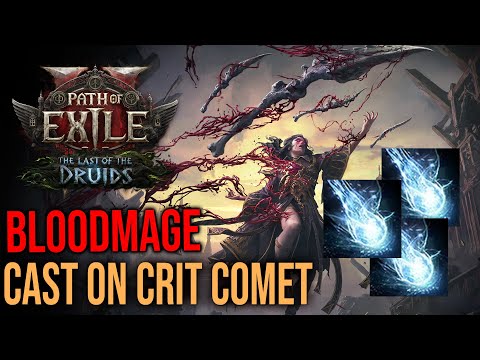 Bloodmage COC comet build guide - Path of exile 2