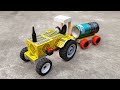 How To Make Matchbox TRACTOR With Trolley Diy Tractor Machine