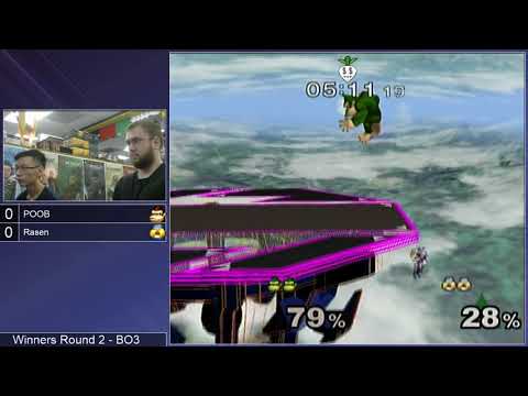 GSS 112 SSBM - POOB (Donkey Kong) vs. Rasen (Sheik) - Melee WR2