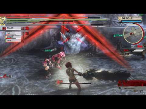 God Eater 2 Rage burst [Chrome Gawain gameplay]