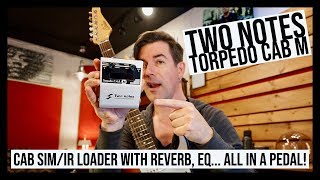 Video thumbnail for AWESOME CAB SIM/EQ/REVERB and MORE... TORPEDO CAB M! by Pete Thorn