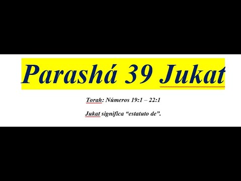 PARASHA 39 JUKAT EDICCION 2023
