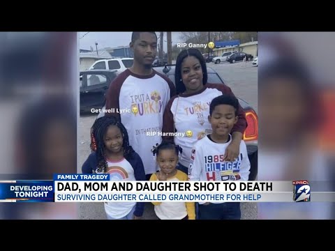 Dad, mom and daughter shot to death