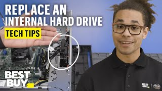 How to replace an internal hard drive - Tech Tips from Best Buy