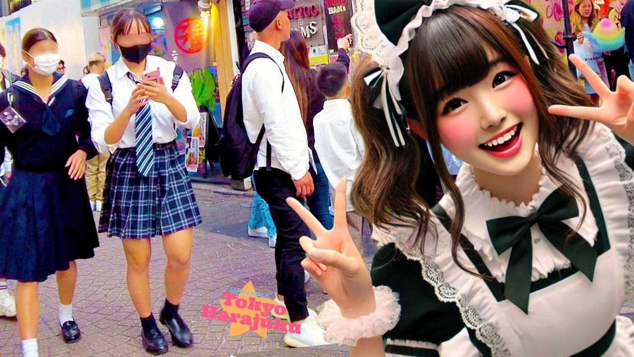 Tokyo Harajuku 👍 Cute Town 💖 4K Nonstop 1 Hour 💖