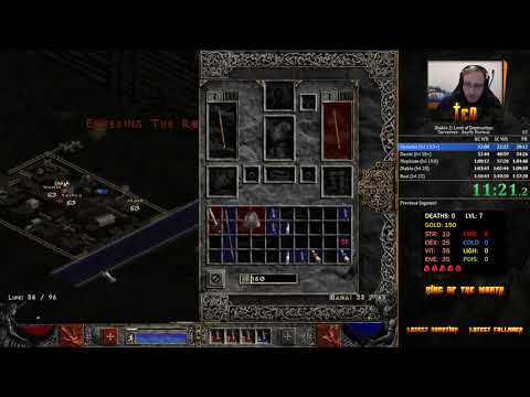 Diablo 2 LoD Any% Normal Sorceress - 1:09:09