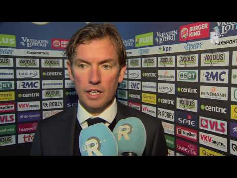 Alex Pastoor na afloop van Sparta - Feyenoord