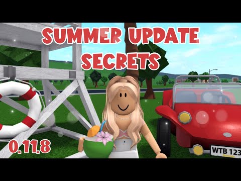 Bloxburg BEACH Update SECRETS.. 🦀 🏖️ (0.11.8)