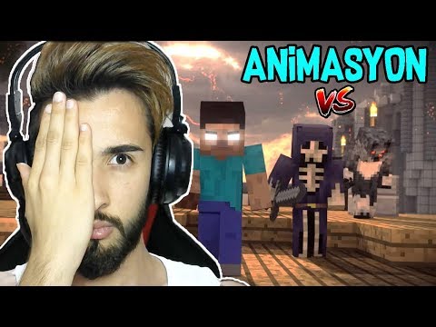 HEROBRİNE VS NOOB (MİNECRAFT ANİMASYON)