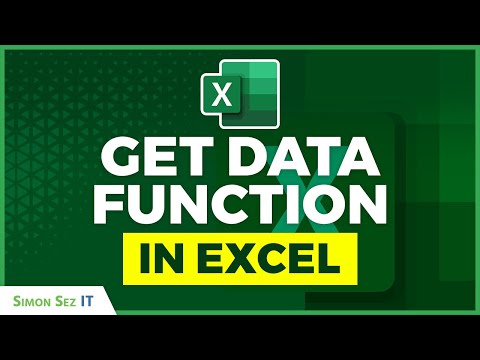 How to Use Get Data Function in Excel