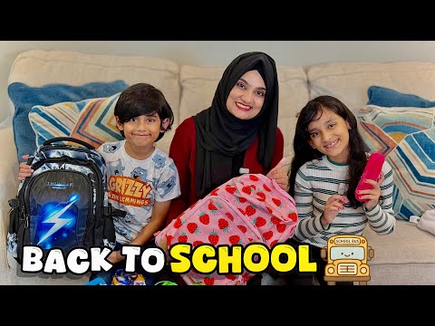 Back to School 2025 🚌 | Supplies, Lunch box & Fun Prep! @SehrishLuqmanFamily