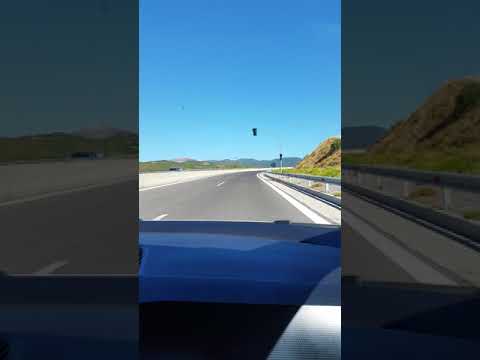 Driving the A7 toll road in Greece