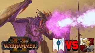 High Elves vs. Empire - EPIC DRAGON PARTY! | Total War: Warhammer 2