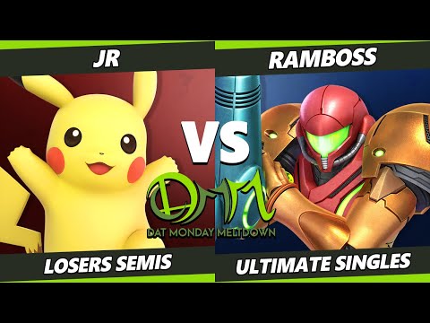 DAT Monday Meltdown 248 Losers Semis - J.R. (Pikachu) Vs. RAMBOSS (Samus) SSBU Ultimate Tournament