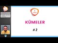 9. Sınıf  Matematik Dersi  Kümeler 9.Sınıf Matematik yeni müfredata uygun Kümeler derslerimiz başlasın. Bu dersimizde sonlu küme , sonsuz küme , boş küme ve ... konu anlatım videosunu izle