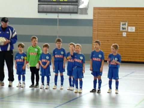 Stuttgarter Kickers U7    Mannschaftsvorstellung Hallenturnier Böblingen.mov