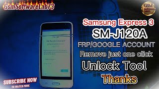 samsung j120a frp with unlocktool |GsmSoftWareLab73|Bypass Google Account Galaxy Express| Remove FRP