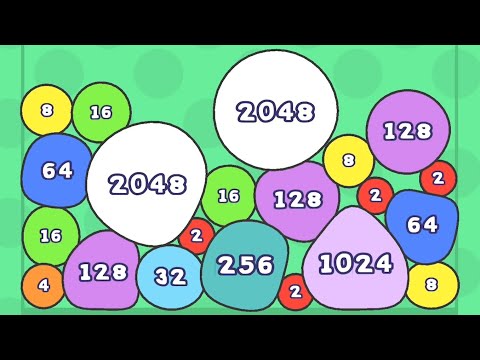 Combine Bouncing Ball-2048 Part 1 - Jelly 2048 Blob Merge 3d score 4414