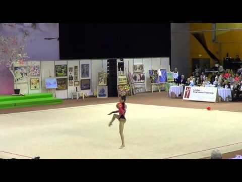 Final - Ball / Elina Valieva.Ball.(GEO) / Baltic Hoop 2016 / Rhythmic gymnastics
