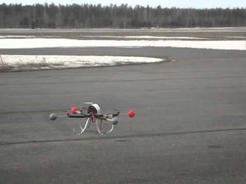 The Drone. Tuning and testing lifting capabilites.