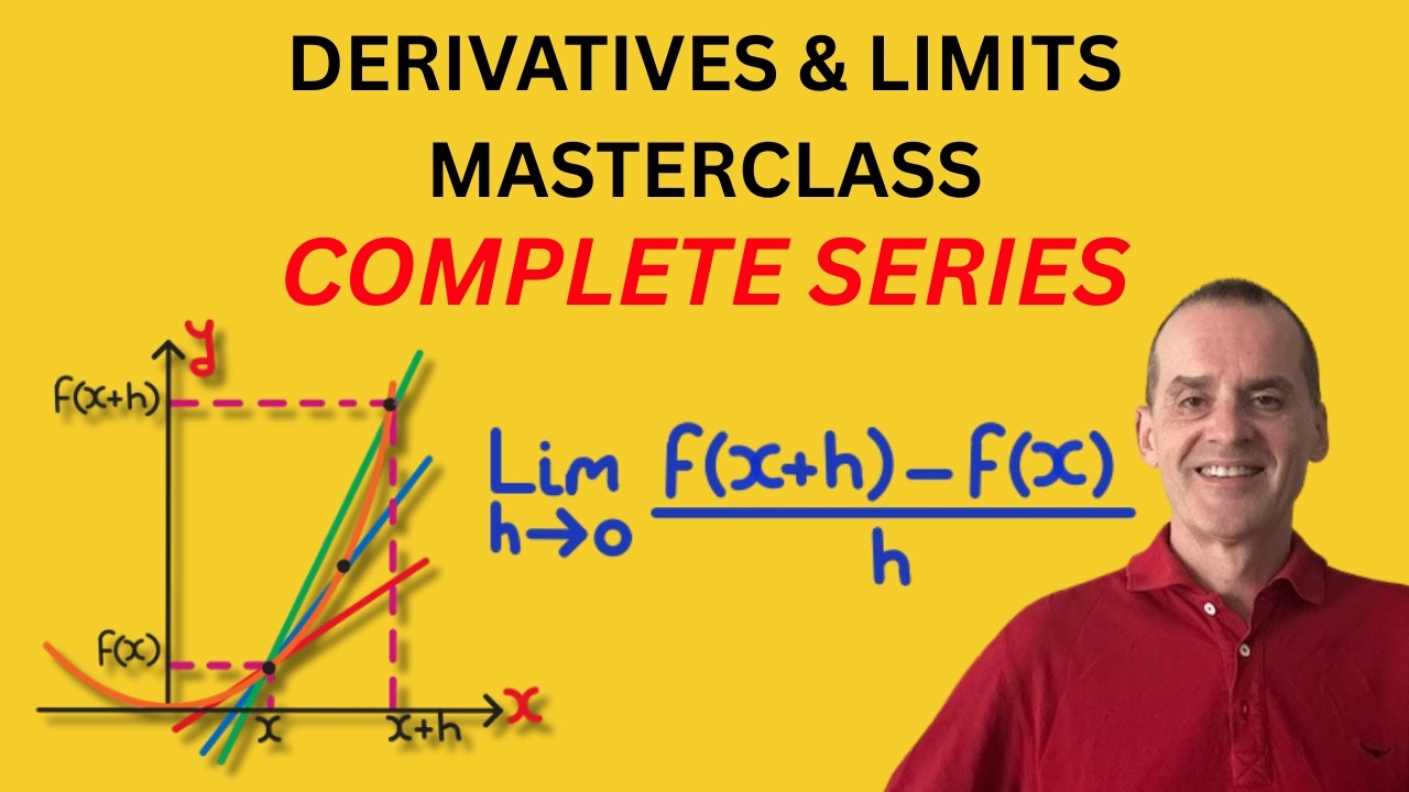Master Derivatives & Limits | Calculus | Differentiation | Masterclass | The Complete series