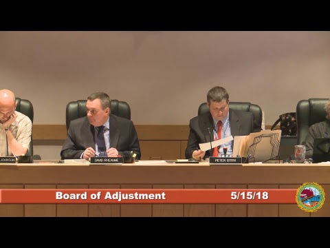 Board of Adjustment 5.15.2018