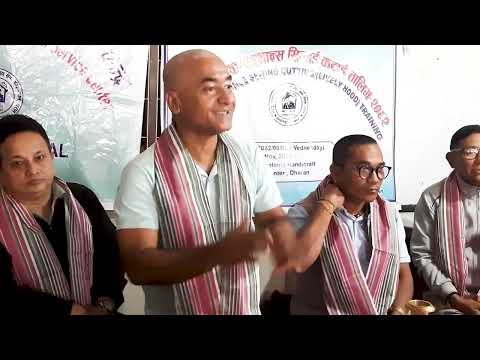 अपांग तथा असहायहरुलाई दुई महिने सिलाई बुनाई तालिम