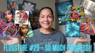 Flosstube #29 - Full Coverage Cross Stitching Update