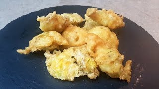 FRITTELLE DI FIORI DI ZUCCA SENZA UOVA E SENZA LIEVITO | FoodVlogger