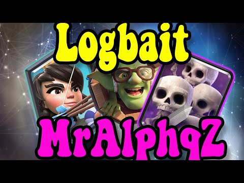 #1 Crazy Logbait DECK 🏆 7800 👈 Best  Logbait deck in clash Royale