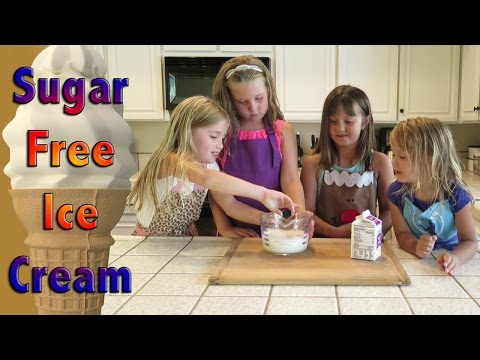 How to Make Sugar Free Ice Cream - Kids Can Cook!