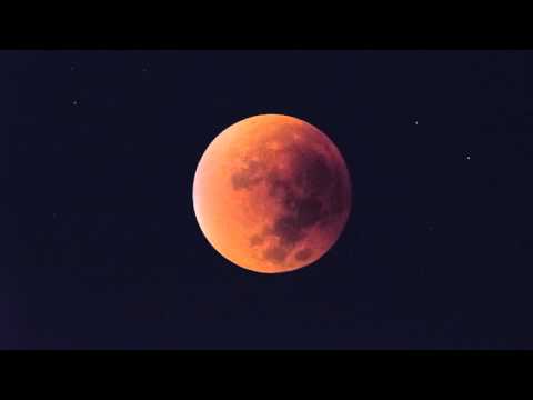 Die Mondfinsternis 2015 - Blutmond Zeitraffer HD
