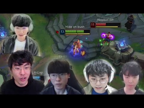 T1 Faker Turns the Game Around VS DoinB - Random Stream Highlights (Translated)