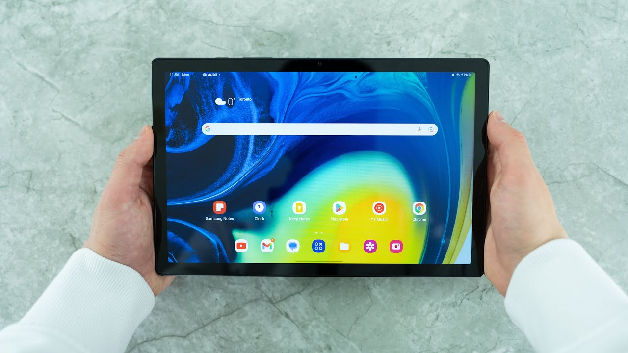 Miniatura da avaliação em vídeo de Tablet Samsung Galaxy Tab A8 10.5 64GB SM-X200