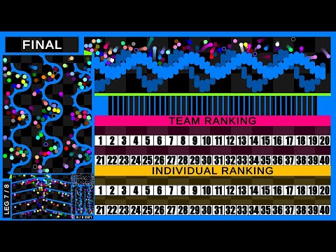 Fractal Spiral #2 - Team & Individual Marble Race - Unity
