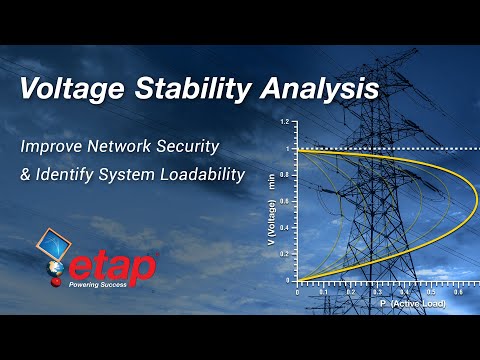 ETAP Voltage Stability Analysis