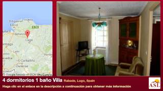 preview picture of video '4 dormitorios 1 baño Villa se Vende en Rabade, Lugo, Spain'